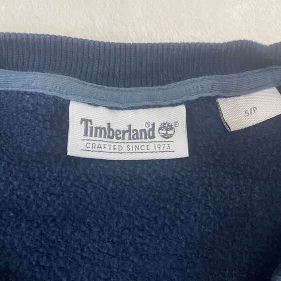 Timberland Navy Blue Long Sleeved Crew Neck Sweater Size Small - Picture 4 of 9